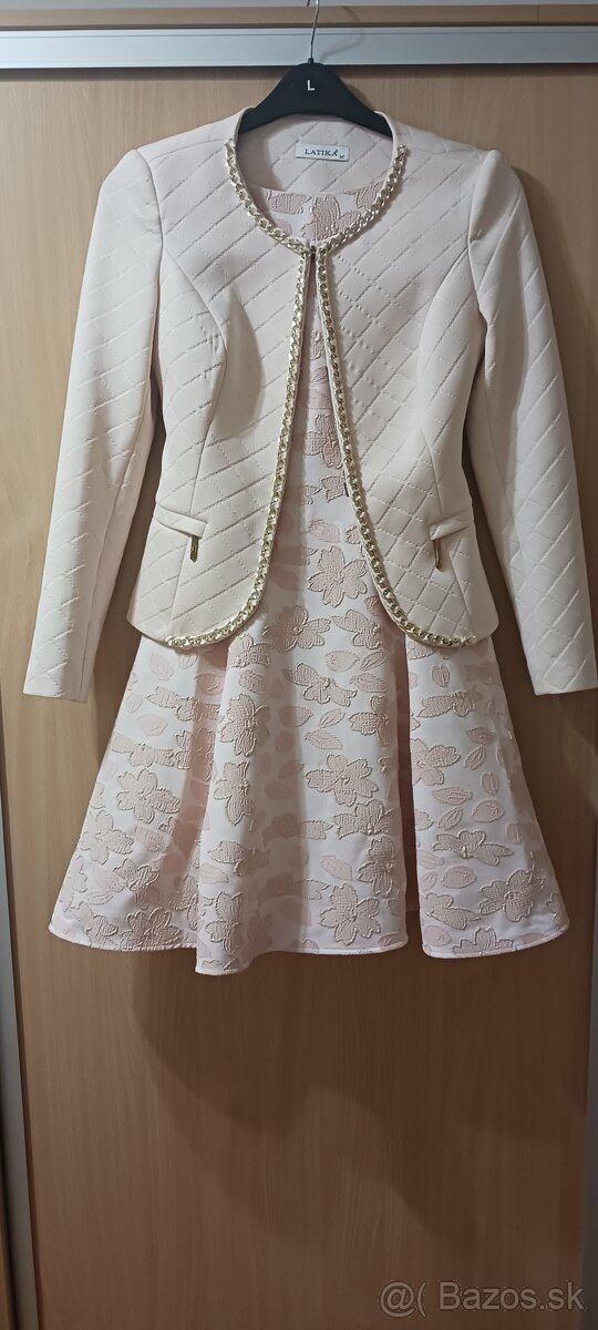 Ružové šaty spoločenské - 3