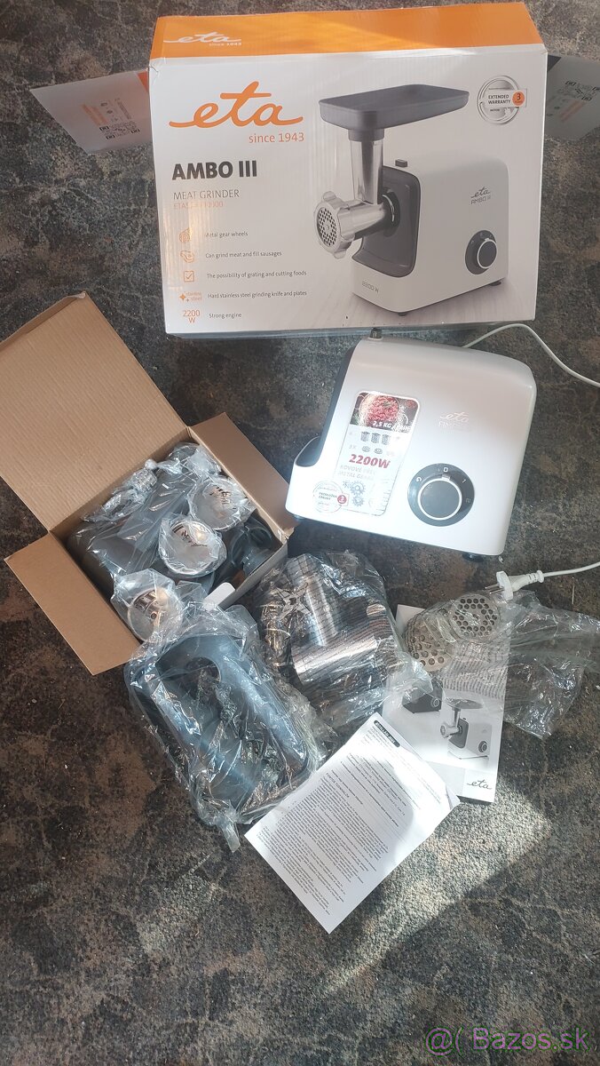 Eta Ambo 3 mlynček na mäso a výrobky - 3
