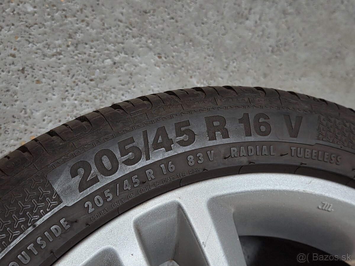 16" ŠKODA (5x100) + 6x pneu - 3