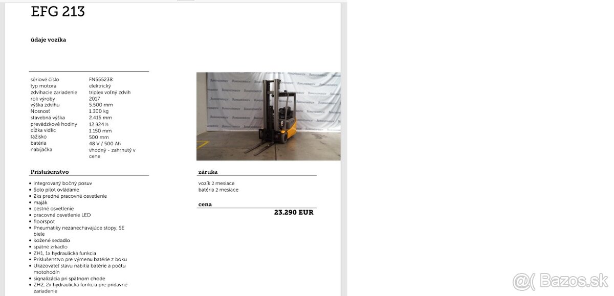 Jungheinrich EFG 213 TRIPLEX - 3