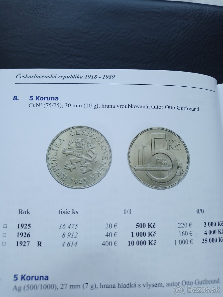 Československé 5koruny - 3