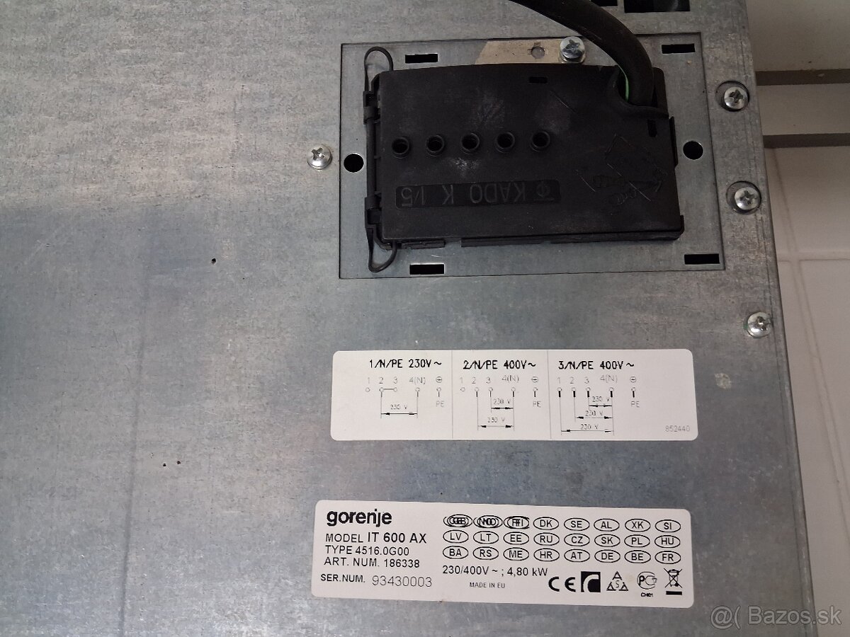 Indukčná varná doska - Gorenje it 600 ax - 3