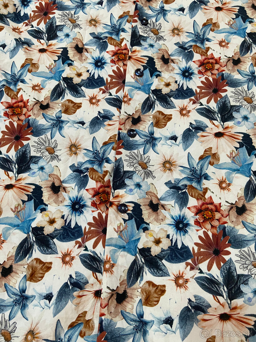 Pánska košeľa Espada L - nová, kvetovaný vzor - 3