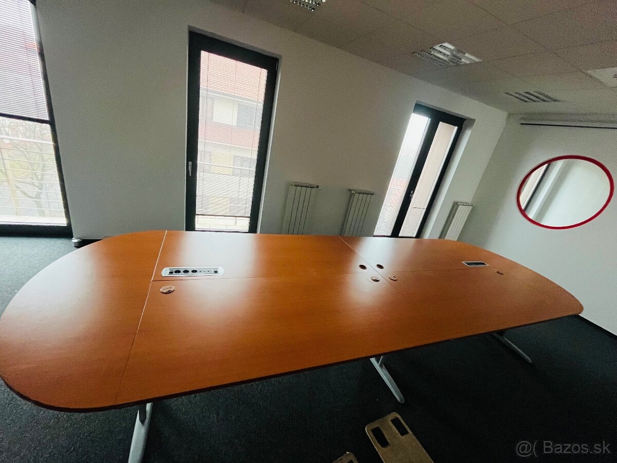 Veľký rokovací kancelársky stôl, zasadačkovy. Aj na diely - 3