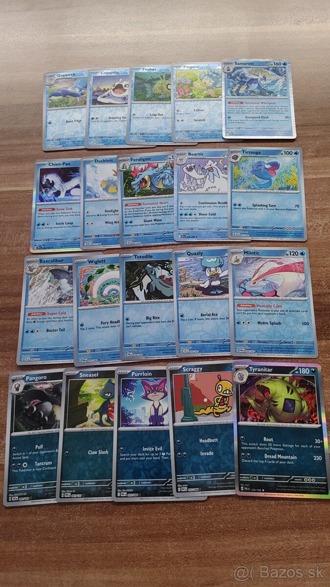 Predám original Pokemon kartičky 128ks lesklé - 3