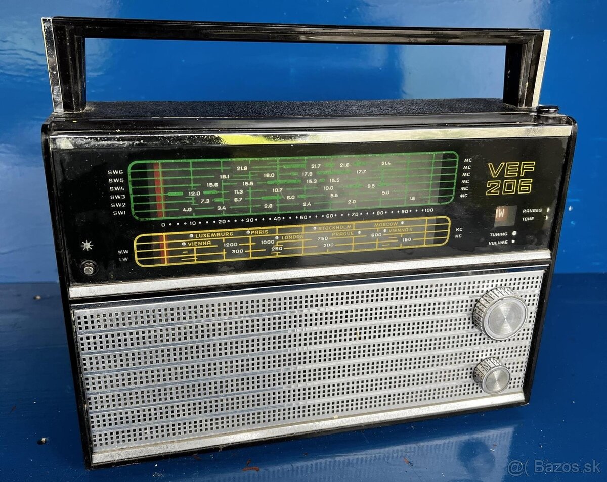 Tranzistor, rádio VEF 206 - 3