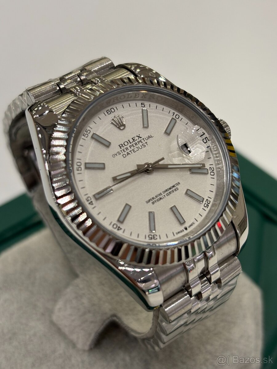 Rolex Datejust Biele, Nové, 40mm - 3