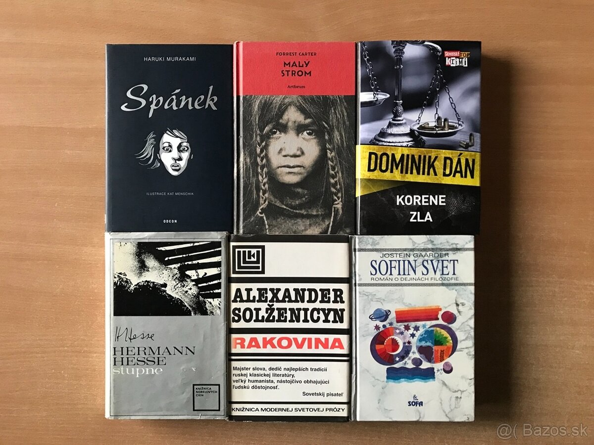 Mňačko,Huxley,Kundera,Bulgakov,Murakami,Hesse, King.. - 3