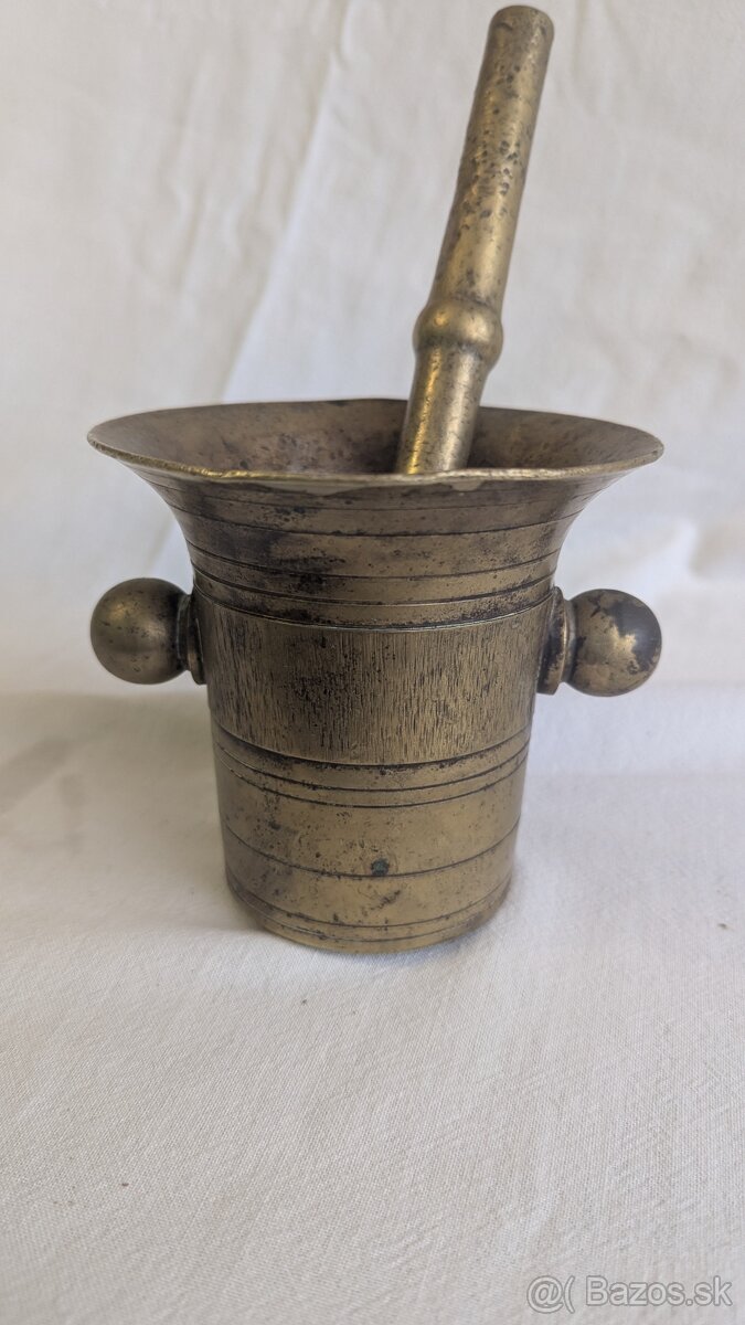 Predám 2 mosadzné mažiare - 3