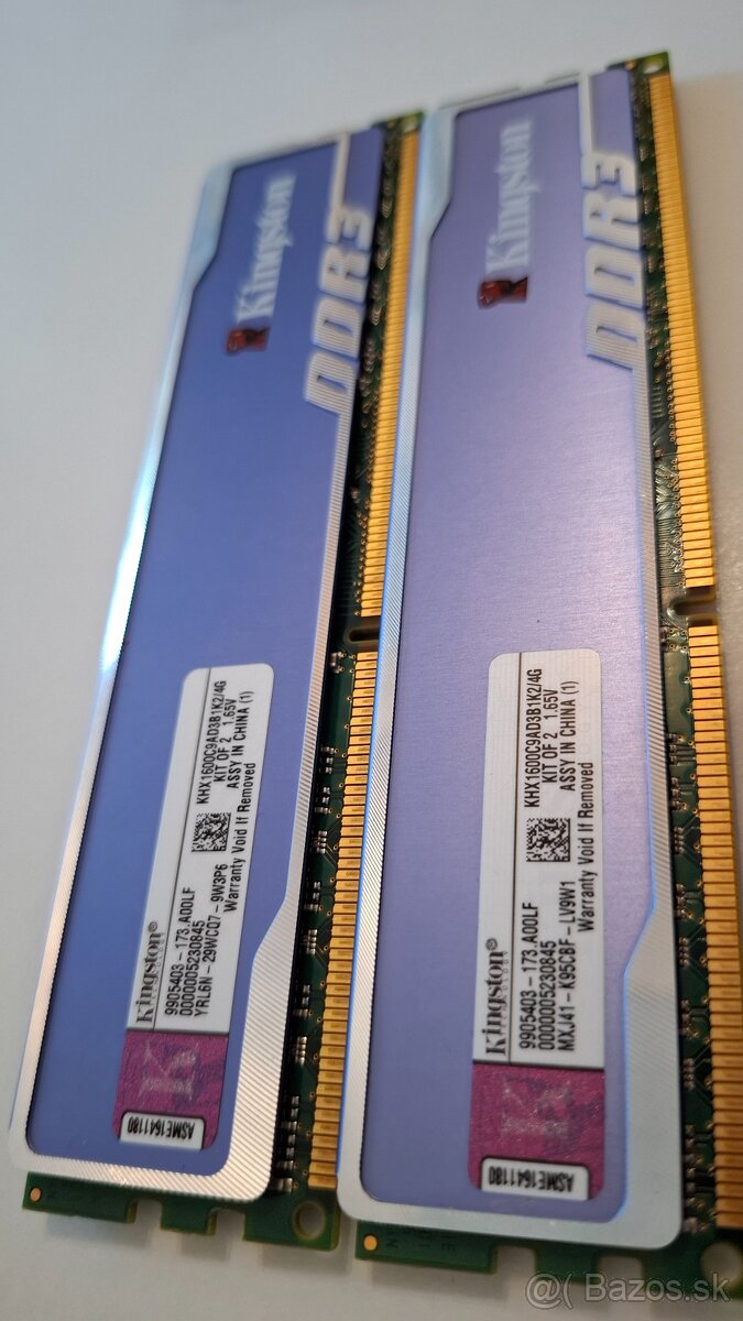 24GB PC DDR3 1600 MHz CL9 - 3