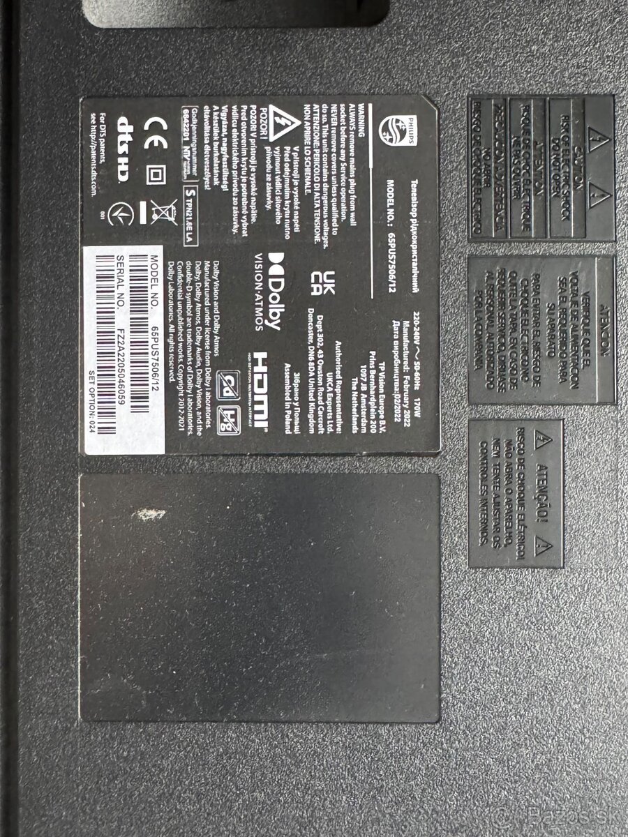 TV Philips 65PUS7506/12, 65″ - 3
