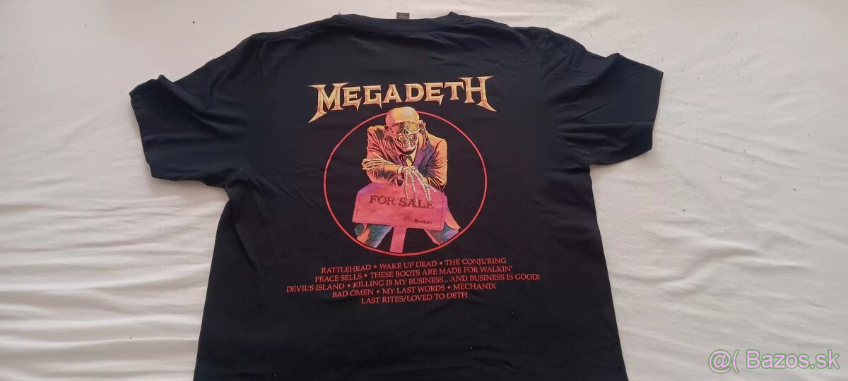 Metalové tričko Megadeth - 3