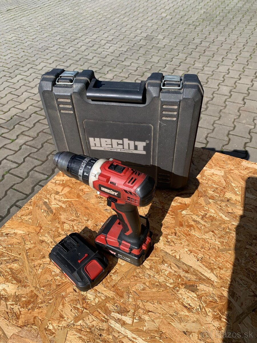 Hecht AKU vŕtačka 18V - 3