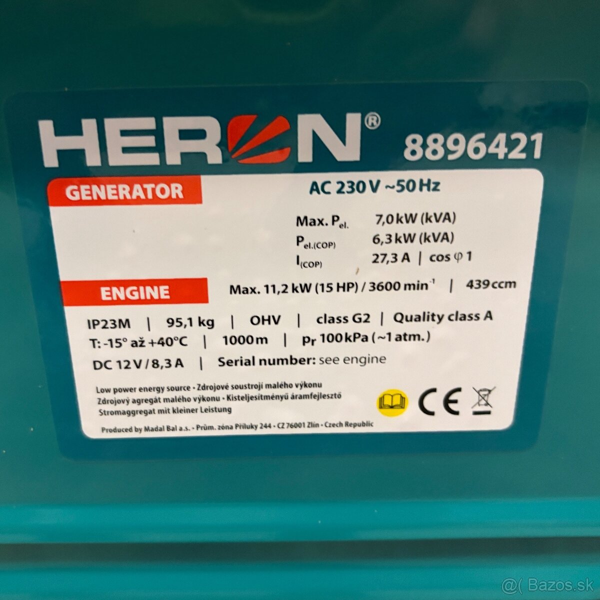 Elektrocentrála Heron 8896421 - 3