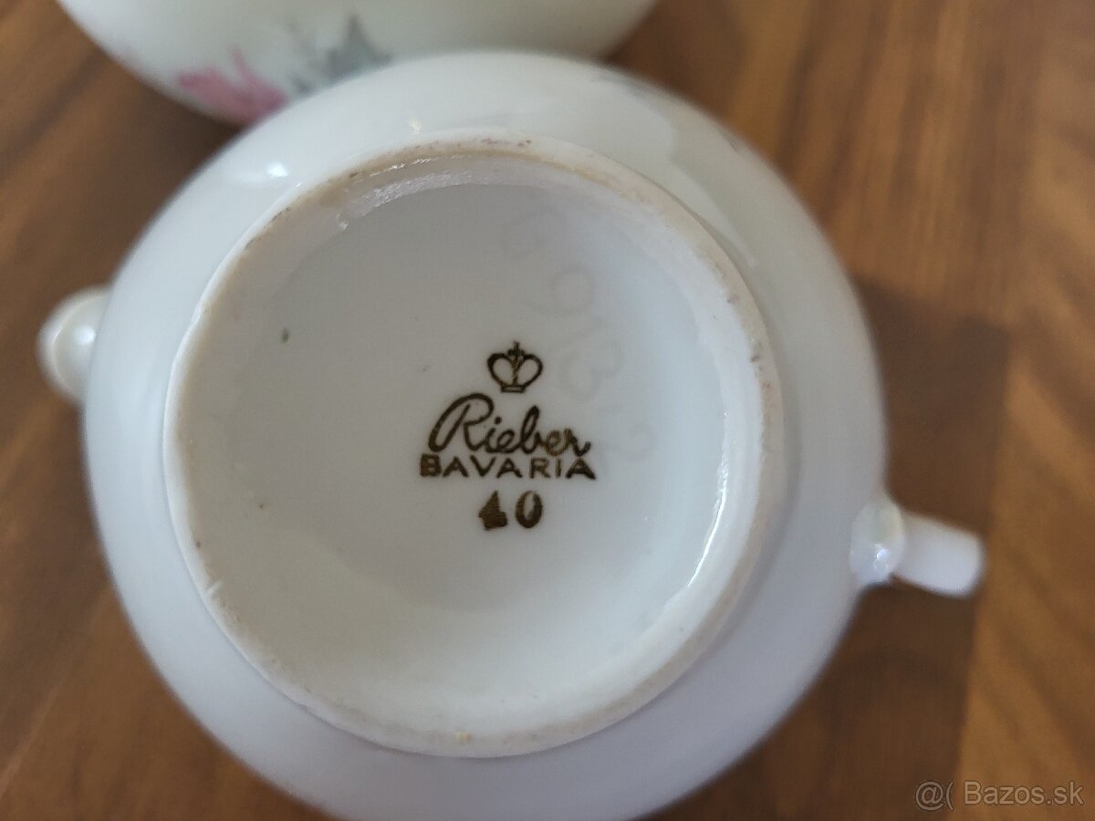Brusel porcelánový 3-set, 60- té roky - 3