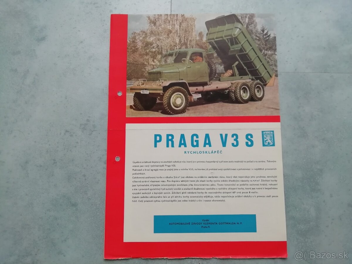 Originální prospekty Praga k zarámování - 3
