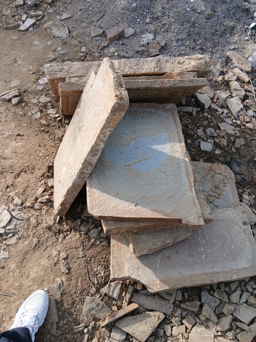 Štiepenie kameň pieskovec - 3