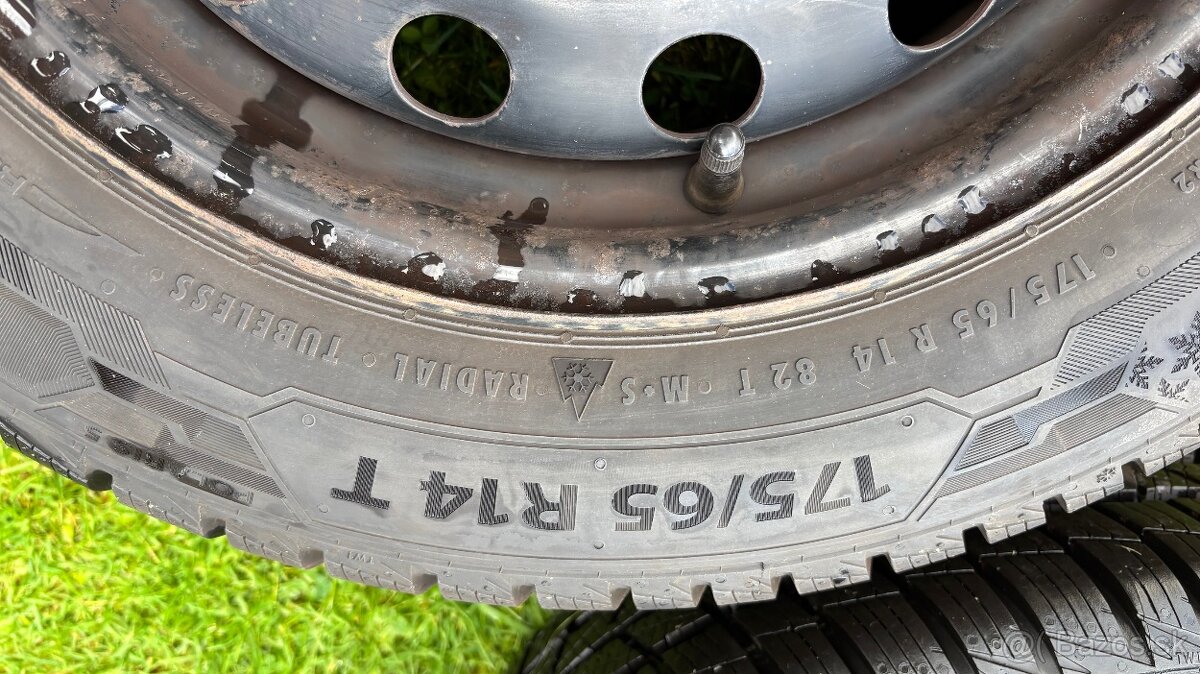 Zimné kolesá 14" zánovné, Barum Polaris 5 - 3