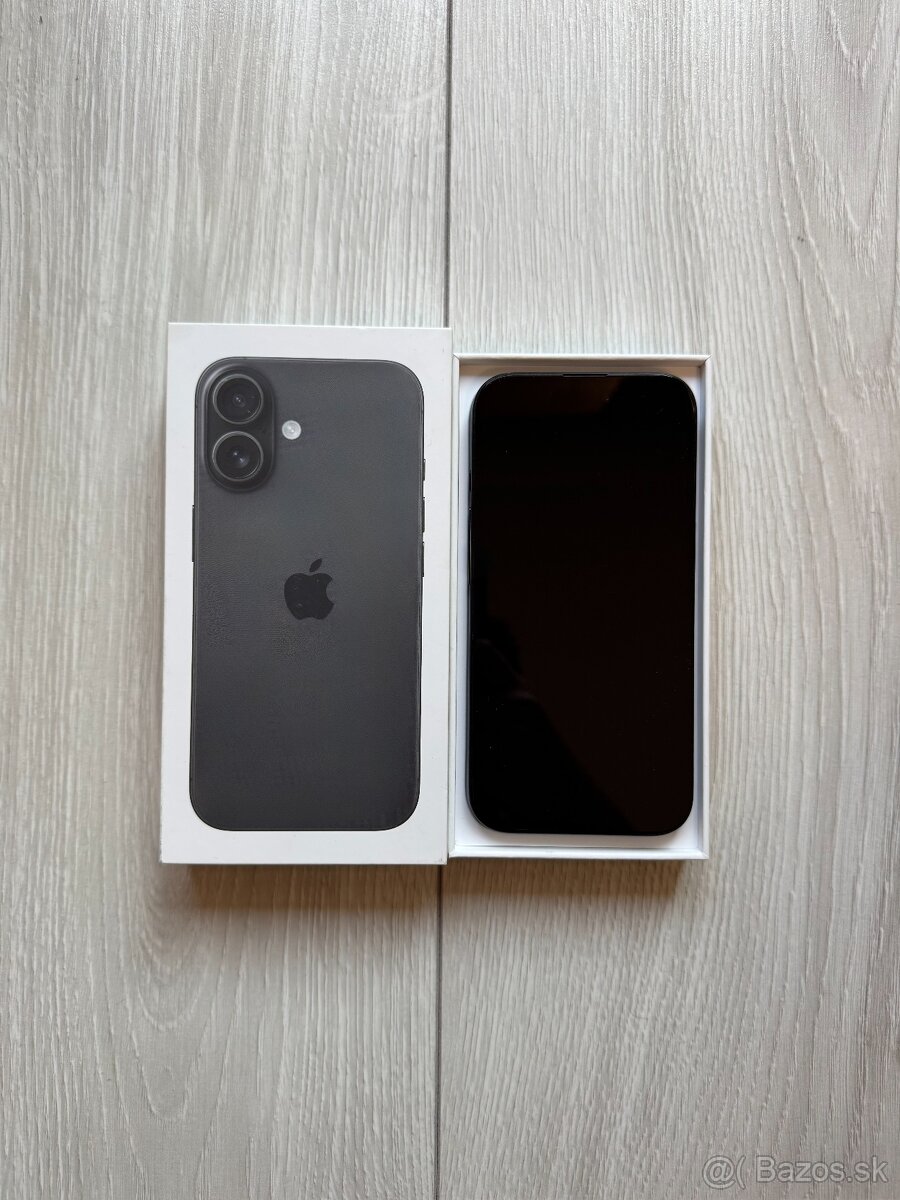 Apple iPhone 16 128GB Black AKO NOVÝ TOP - 3