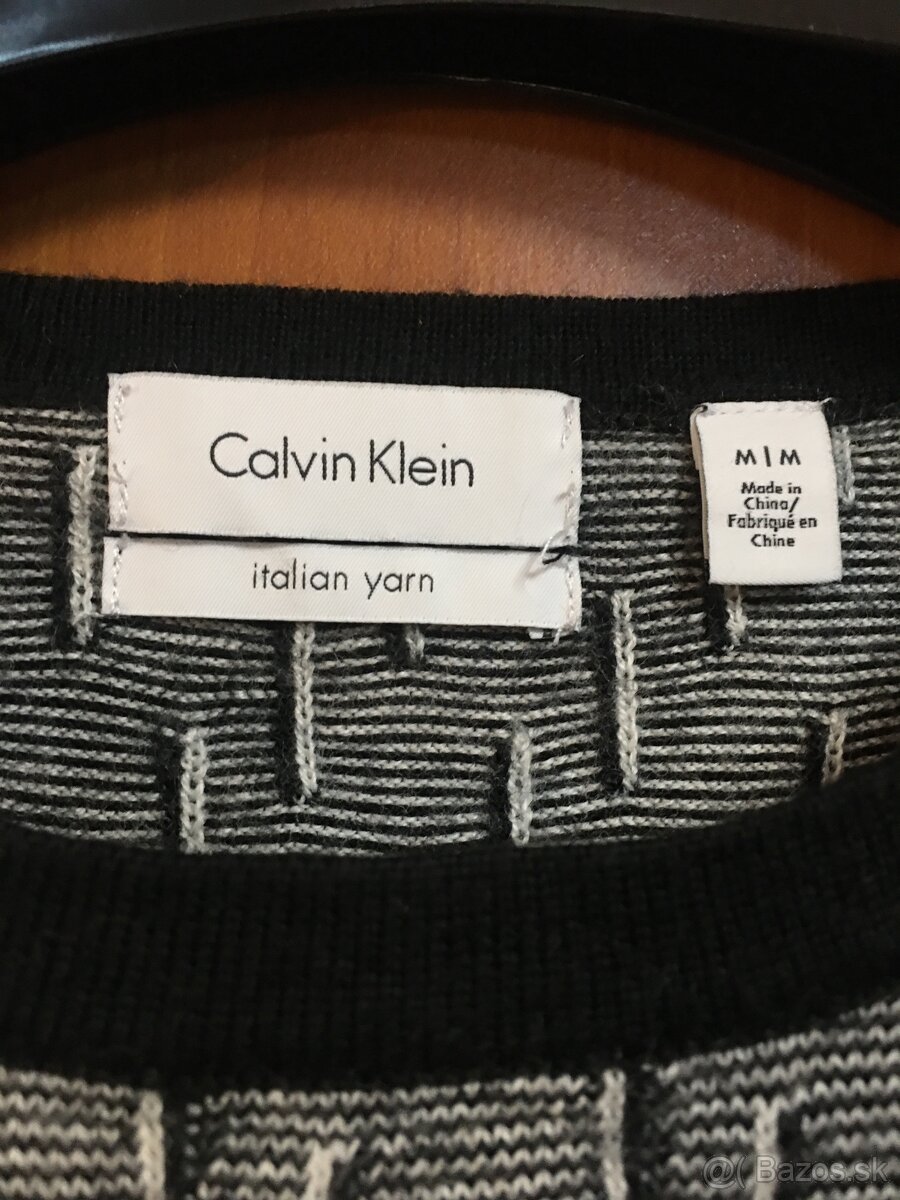 CALVIN KLEIN originál merino damsky svetrik S/M - 3
