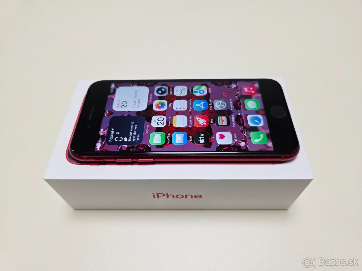 Apple iphone SE2020 RED PRODUCT,ZDRAVIE BATERKY 100% - 3