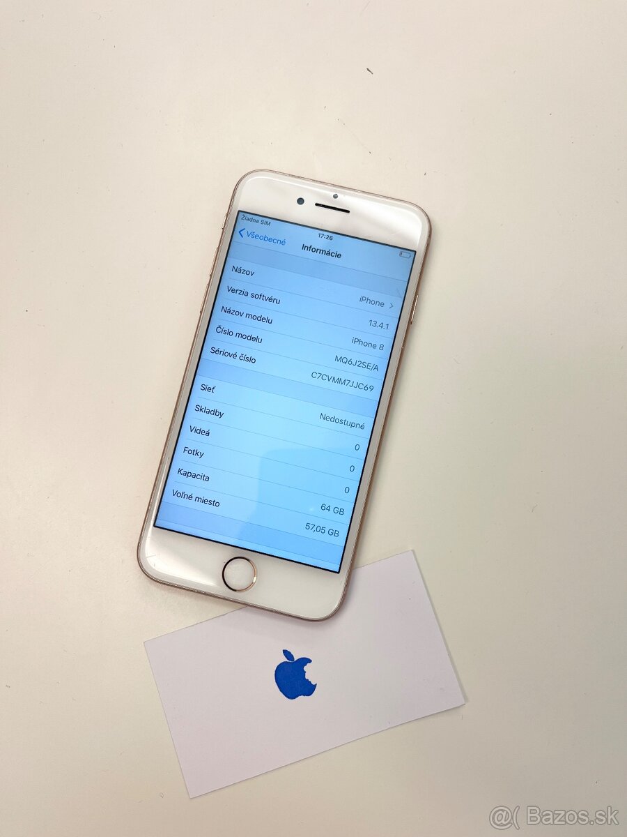 Apple iPhone 8 64GB Rose Gold - 3