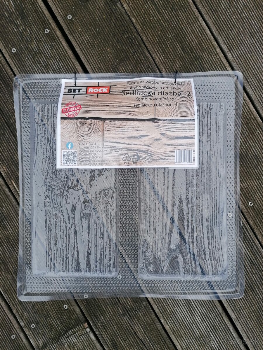 Forma na sedliacku drevenú dlažbu - 3