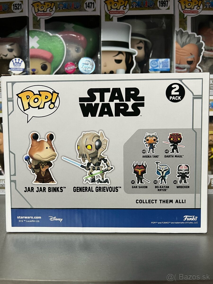 Funko Pop Star Wars Jar Jar Binks VS General Grievous - 3