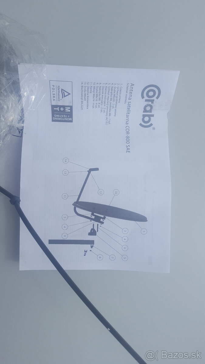 Satelit 80cm COR-800 SAE - 3