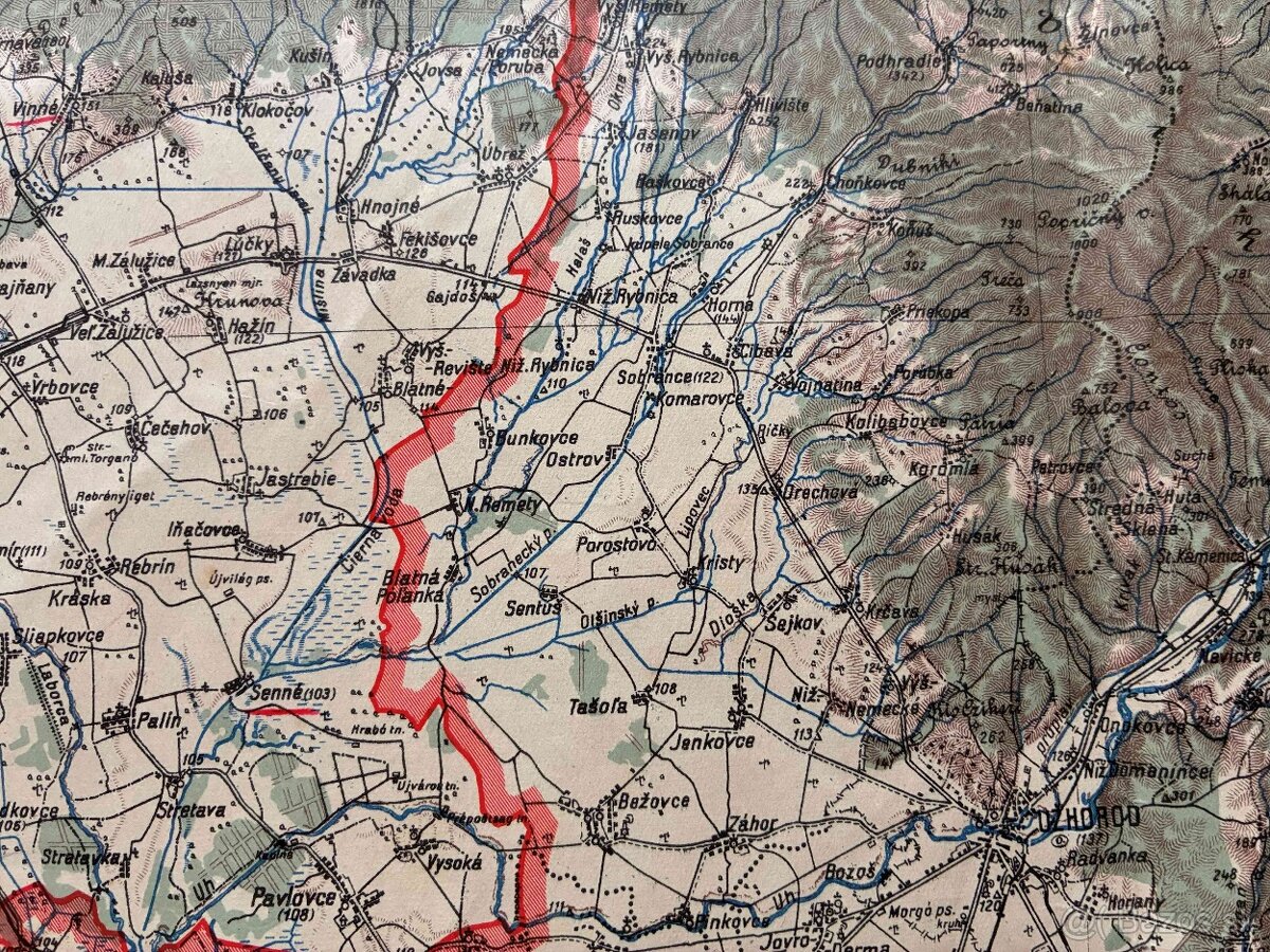 Slovenská vojenská mapa 1940 - 3