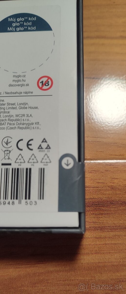 Elektricky nahrievač tabaku Glo™ hyper+ UNIQ- MODRÁ,ZLATÁ - 3