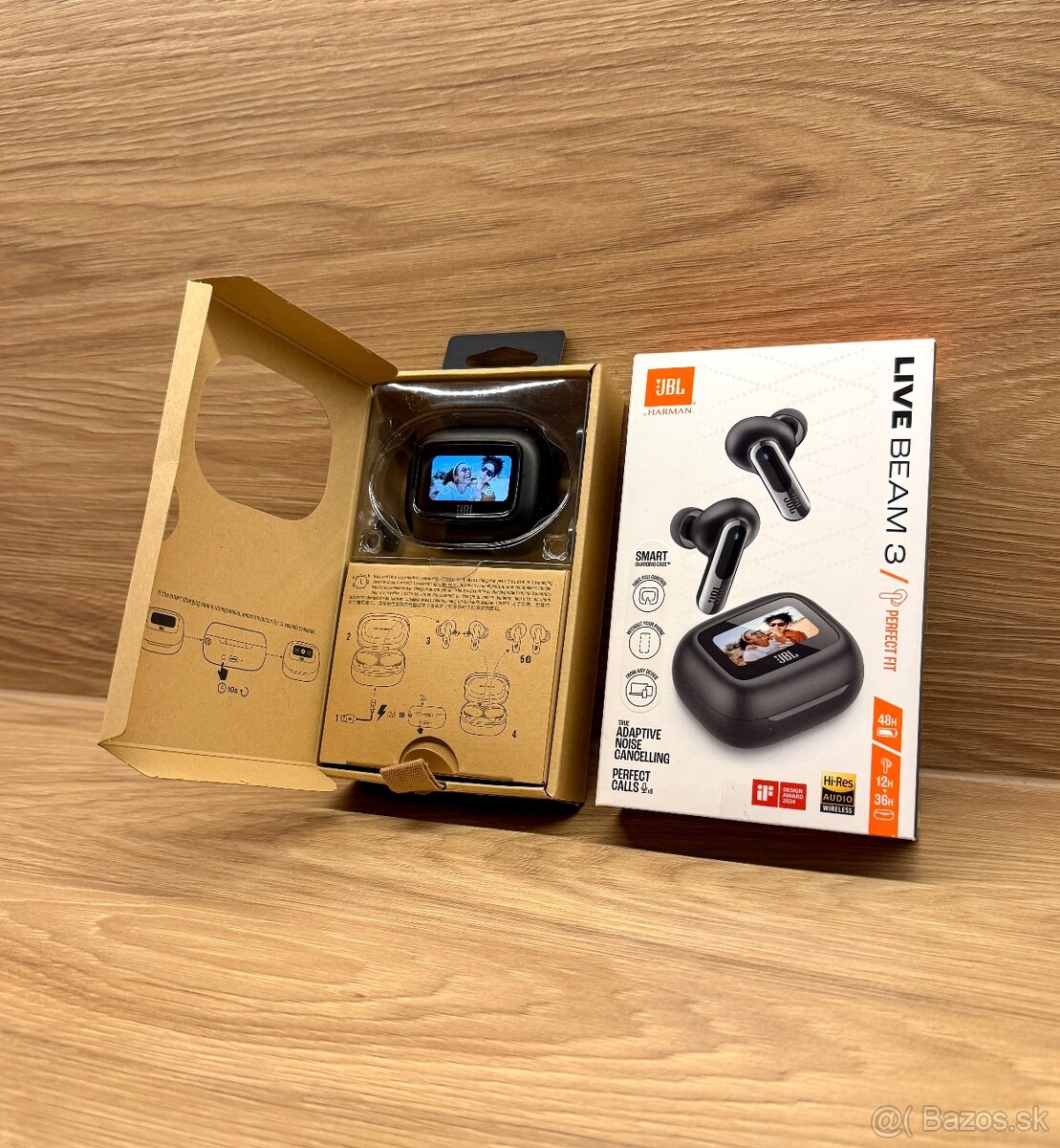 JBL LIVE BEAM 3 bluetooth slúchadlá - 3