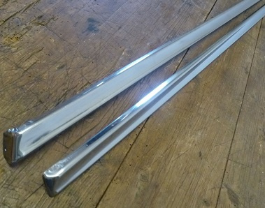 Mercedes W116 S,SE spodné lišty - 3