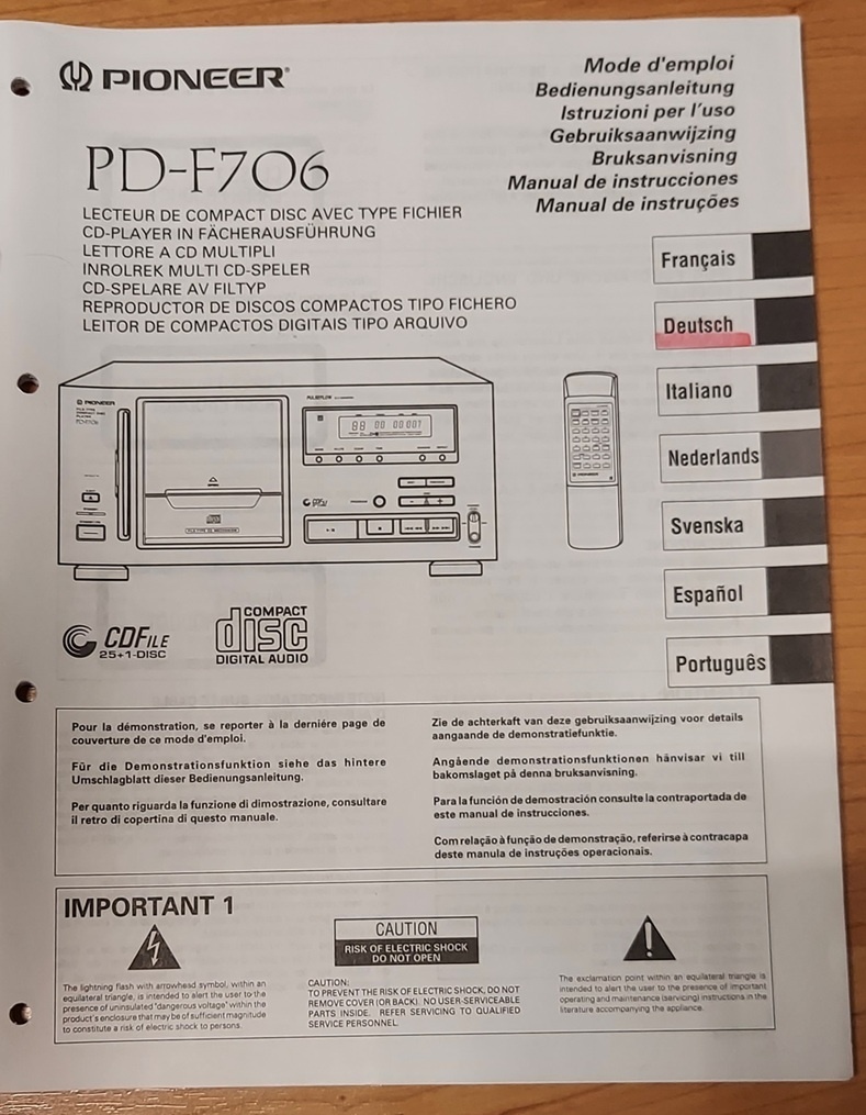 Pioneer PD-706 - 3