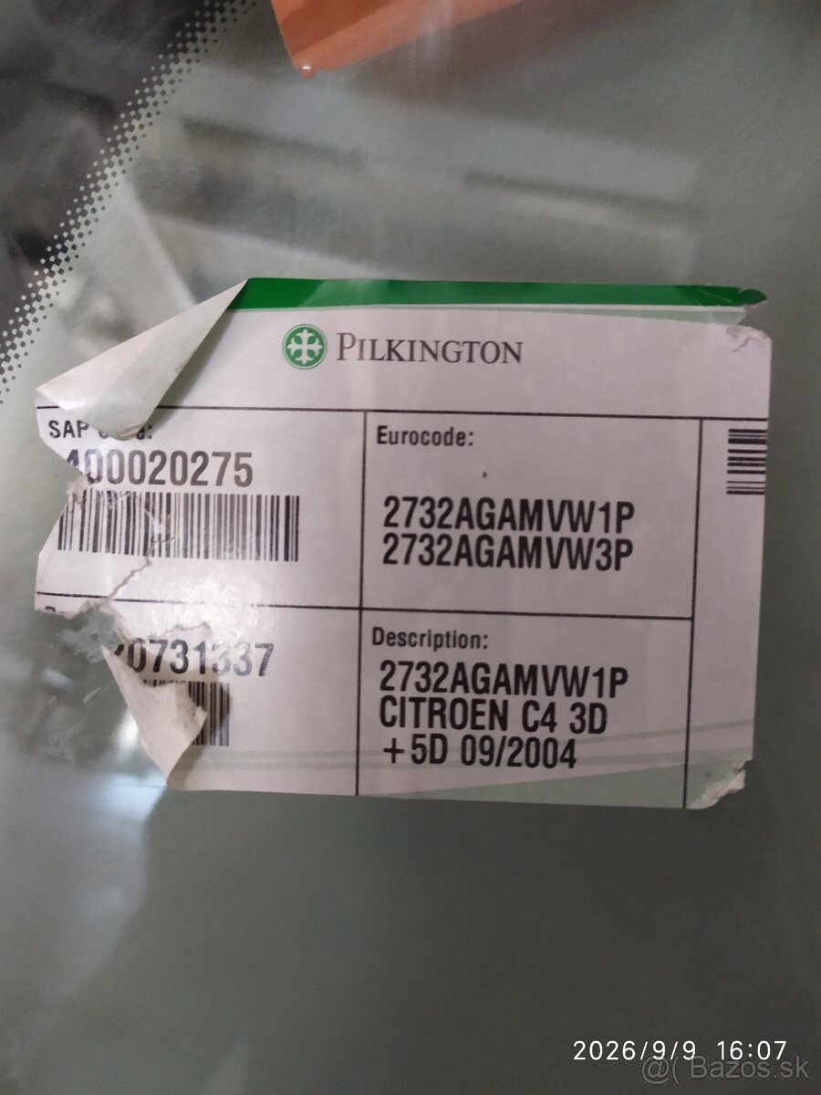 Predné okno Citroen C4 - 3