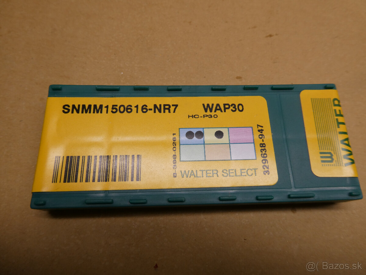 Predám doštičky Walter SNMA a SNMM - 3