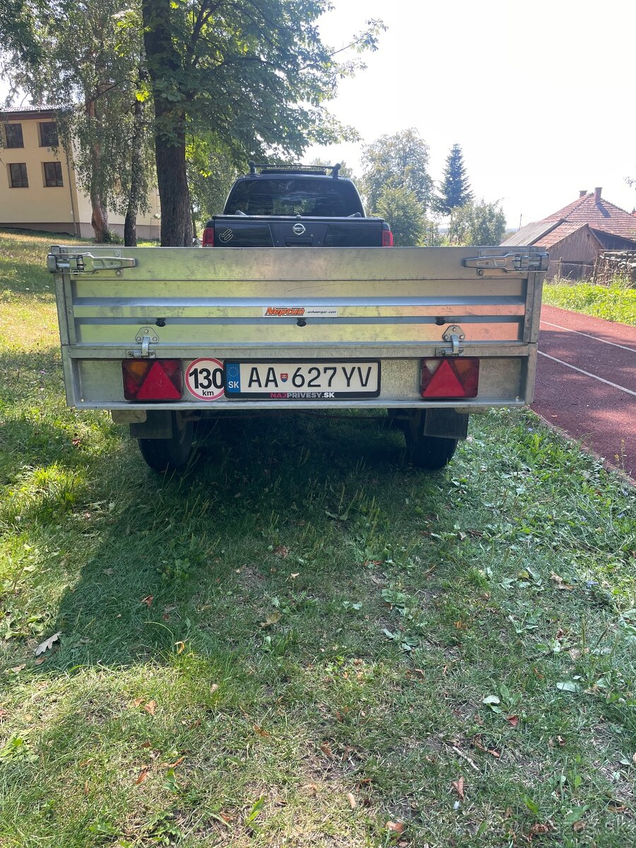 Prívesný vozík vyklápaci dvojnápravový - 3