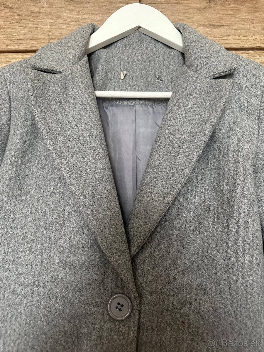 Dámsky sivý kabát - 3