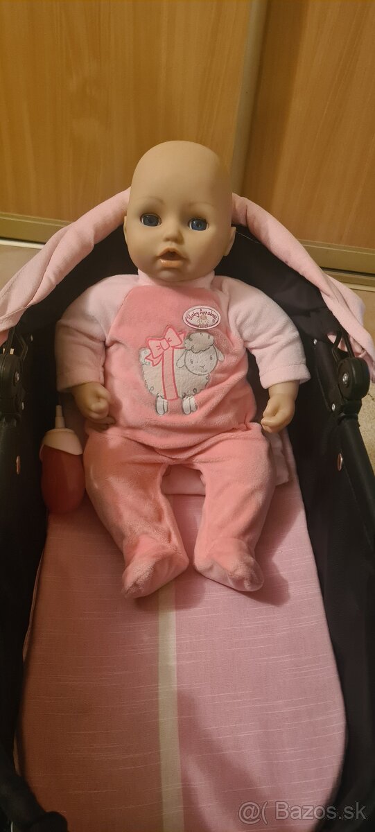 kočík pre bábiky + bábika Baby Annabelle - 3