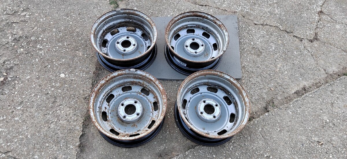 Predám plechové disky 4x108 x 65 r15 - 3