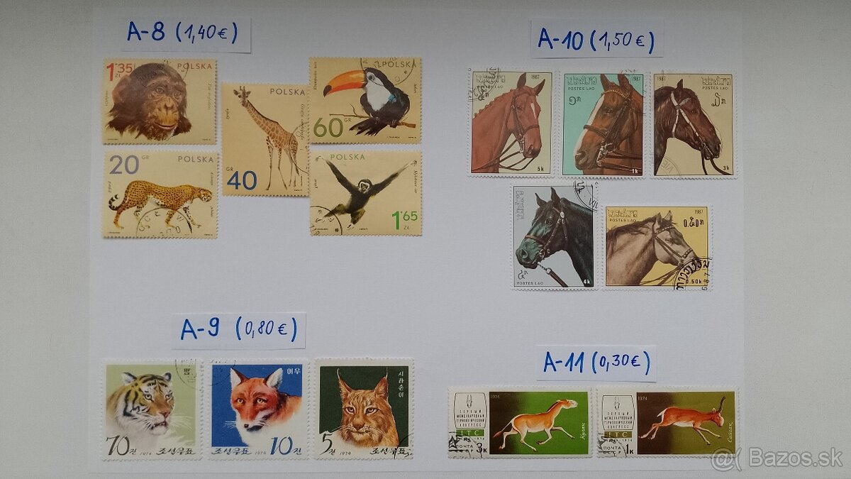 Poštové známky - 3