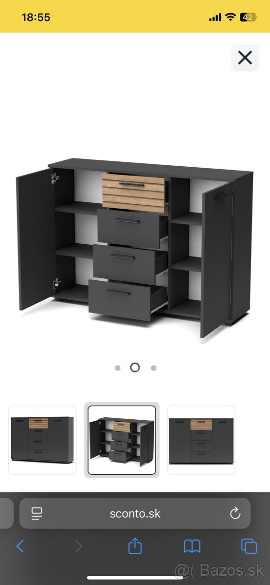 Komoda + Pisací stôl - 3