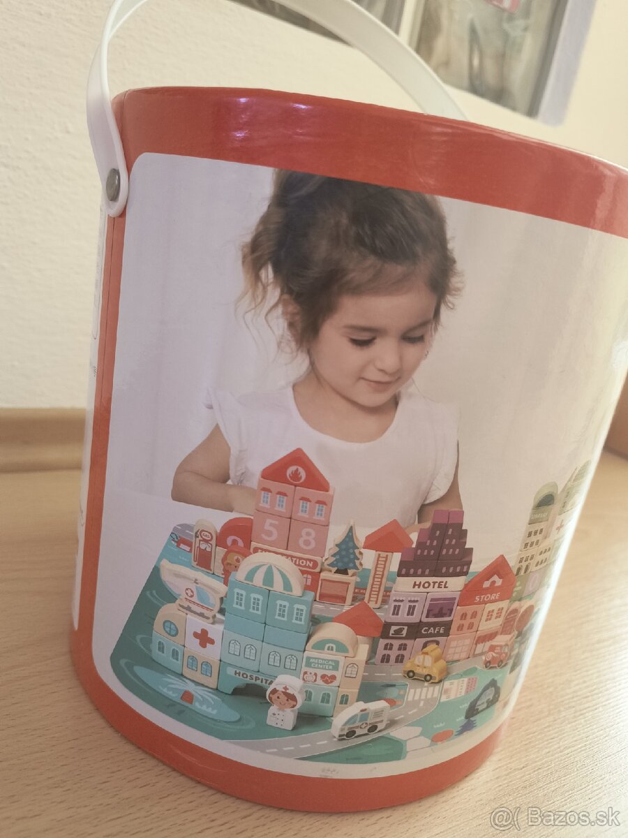 Detské kocky - mestečko - 3