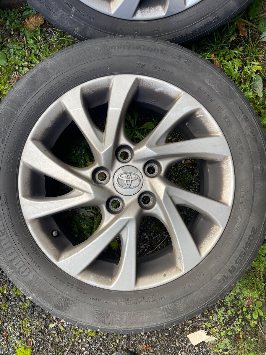 Predam letná sada hlinikovych diskov toyota R16 - 3