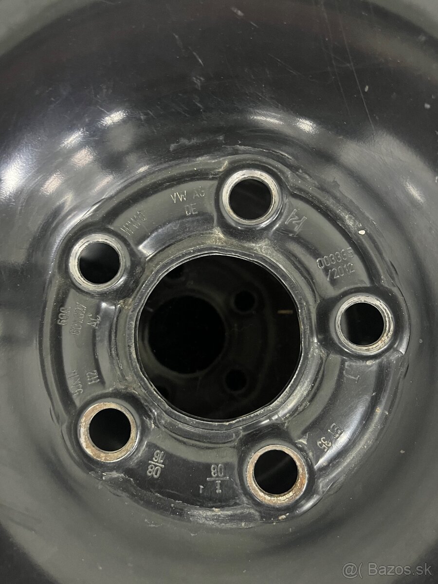 Predám plechové disky R14 – 5x100, ET35 - 3