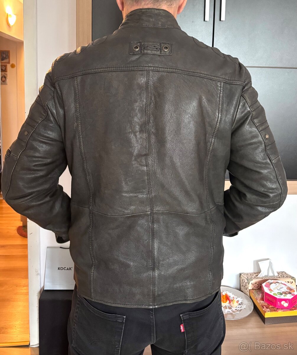 Pánska kožená bunda Camel Active - 3