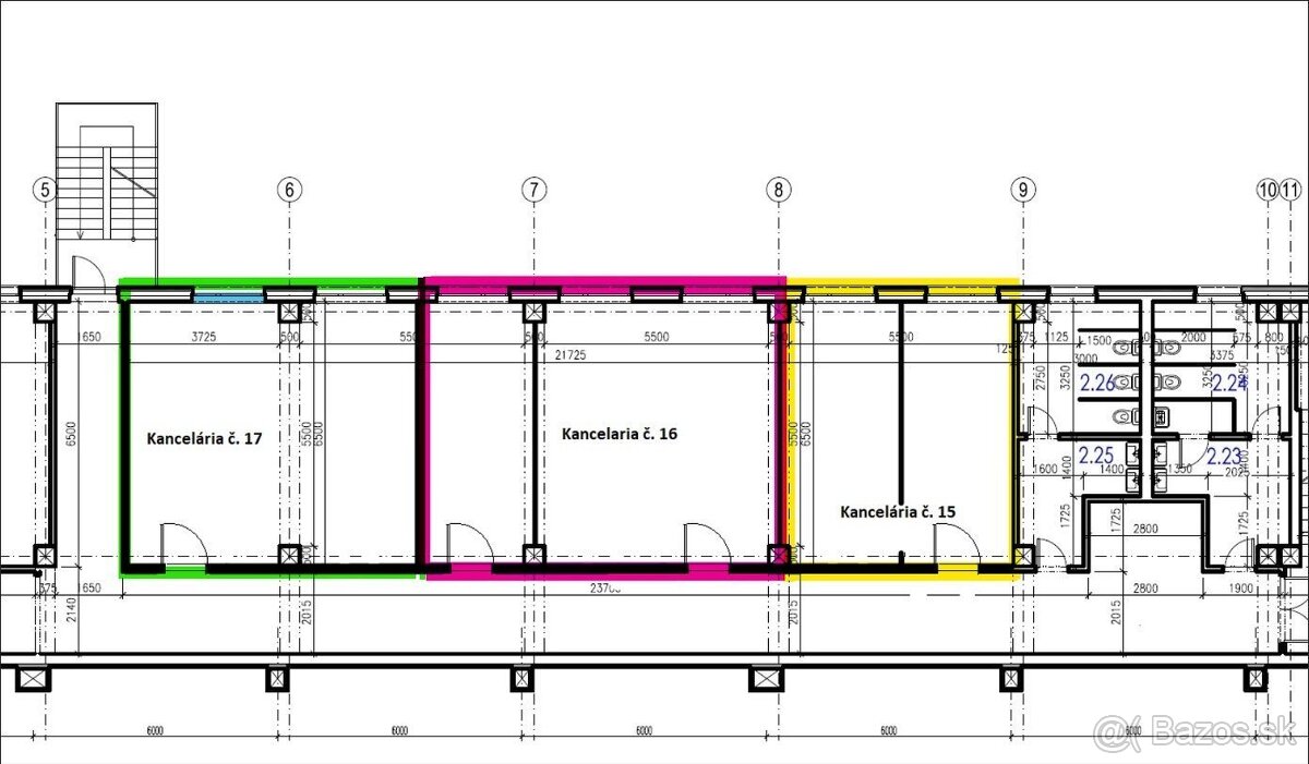 Kancelársky priestor 38,12m2 v Petržalke na Úderníckej ul. - 3