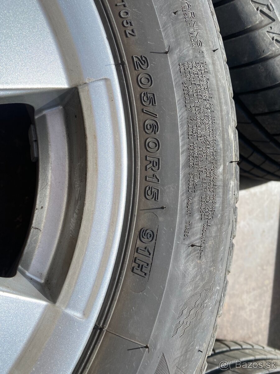 Kolesá Bridgestone Turanza T005 205/60 R15 91H - 3