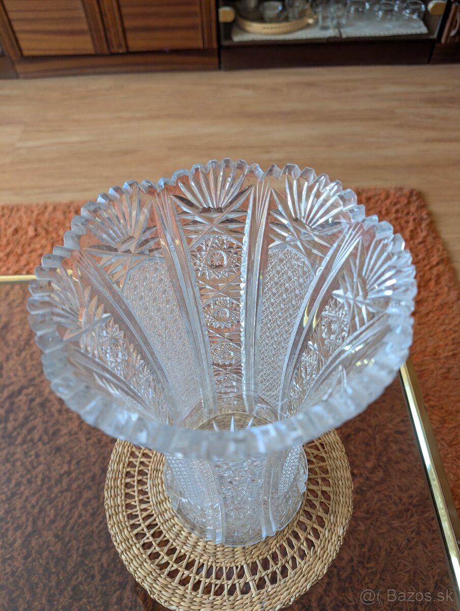 Vaza kristalova, vysoka - 3
