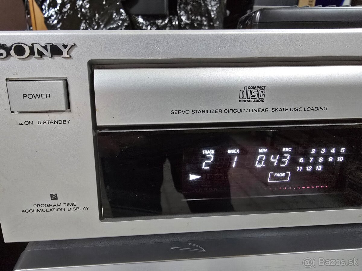 SONY CDP-591 cd prehrávač strieborný - 3